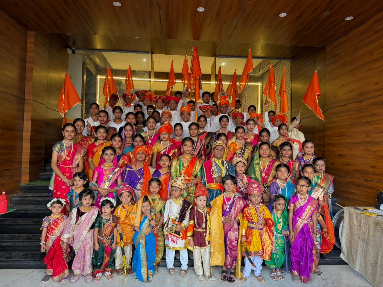 किलबिल इंग्लिश मीडियम स्कूल & ज्युनिअर कॉलेज येथे शिवजयंती मोठ्या उत्साहात साजरी